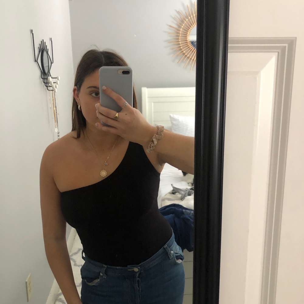 black bodysuit